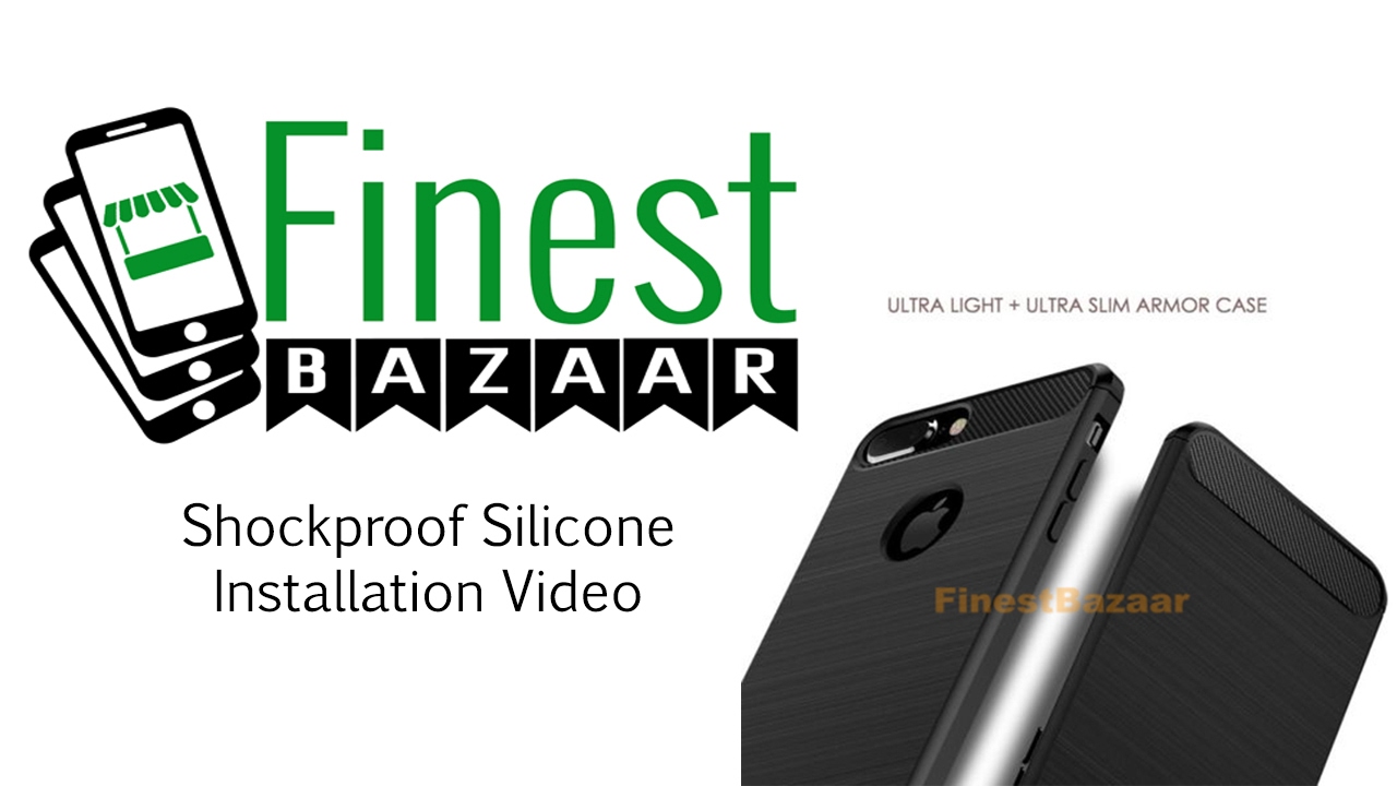 iPhone 6 6s 7 7 Plus Shockproof Silicone Case Cover Installation Video