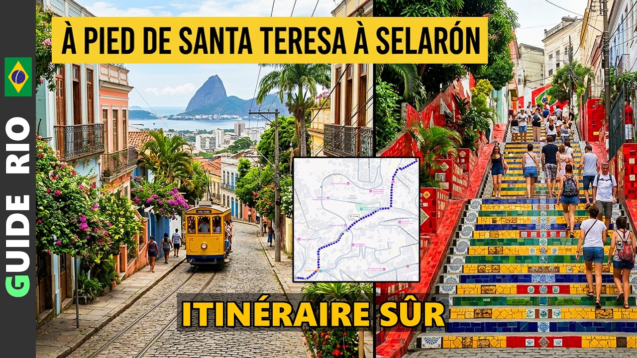 📌 Как дойти из САНТА-ТЕРЕЗЫ к ЛЕСТНИЦЕ СЕЛАРОНА пешком? 🇧🇷 (Безопасно)