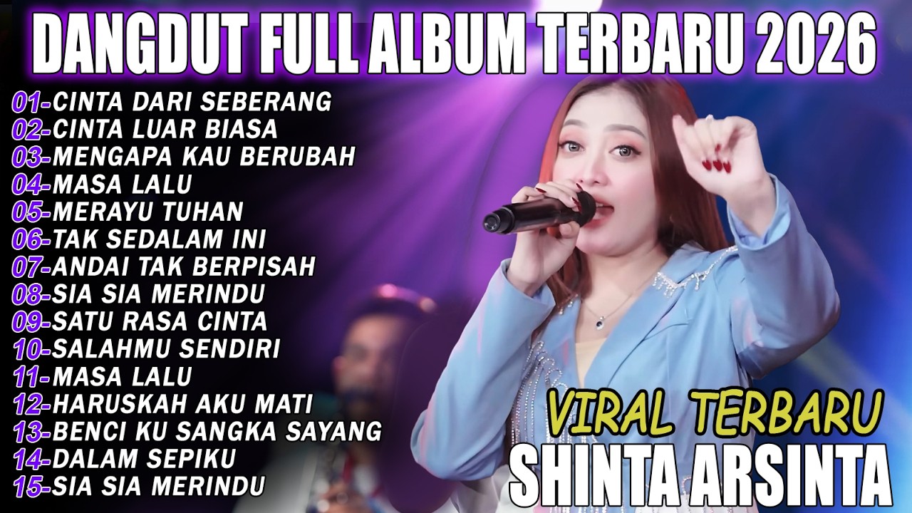 Arshinta - CINTA DARI SEBERANG, TIA MONICA - Full Album Dangdut Koplo Melayu 2025 2026