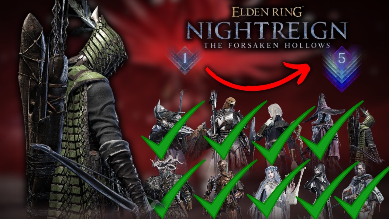 Vou pegar Depth 5 com todos os Personagens! É a Vez do Olho de ferro! - Elden Ring Nightreign !pix