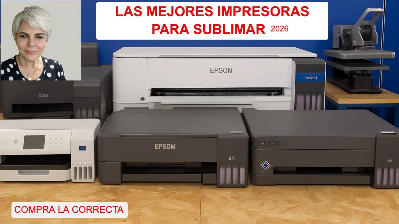 La mejor impresora para sublimación: opciones reales y sin gastar de más