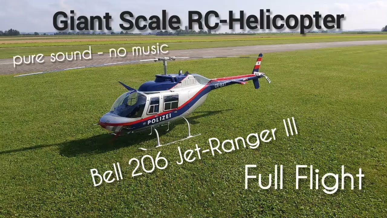 Bell 206 Jet-Ranger. Giant Scale RC-HELICOPTER