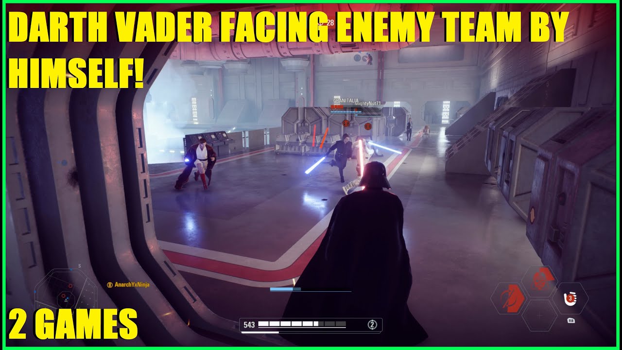Star Wars Battlefront 2 - Darth Vader, The KING of doing everything himself! Iden & Vader (2 games)