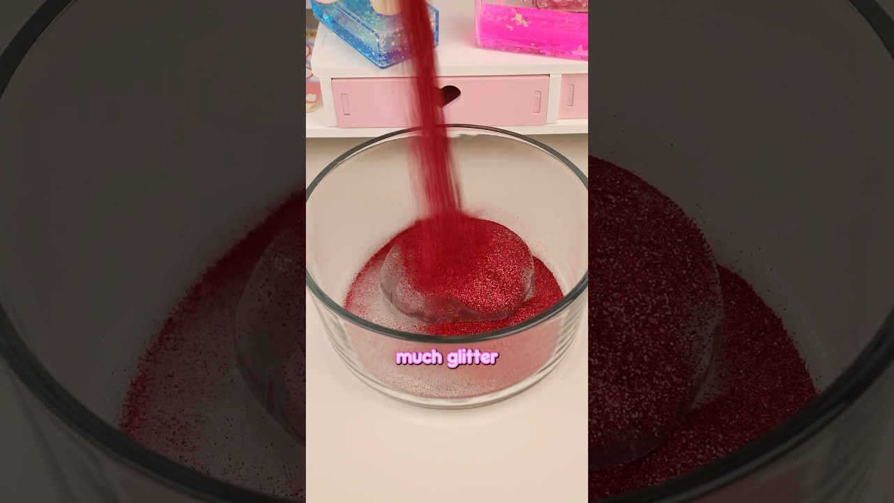 What Happens When You Add Too Much Glitter to Slime?
