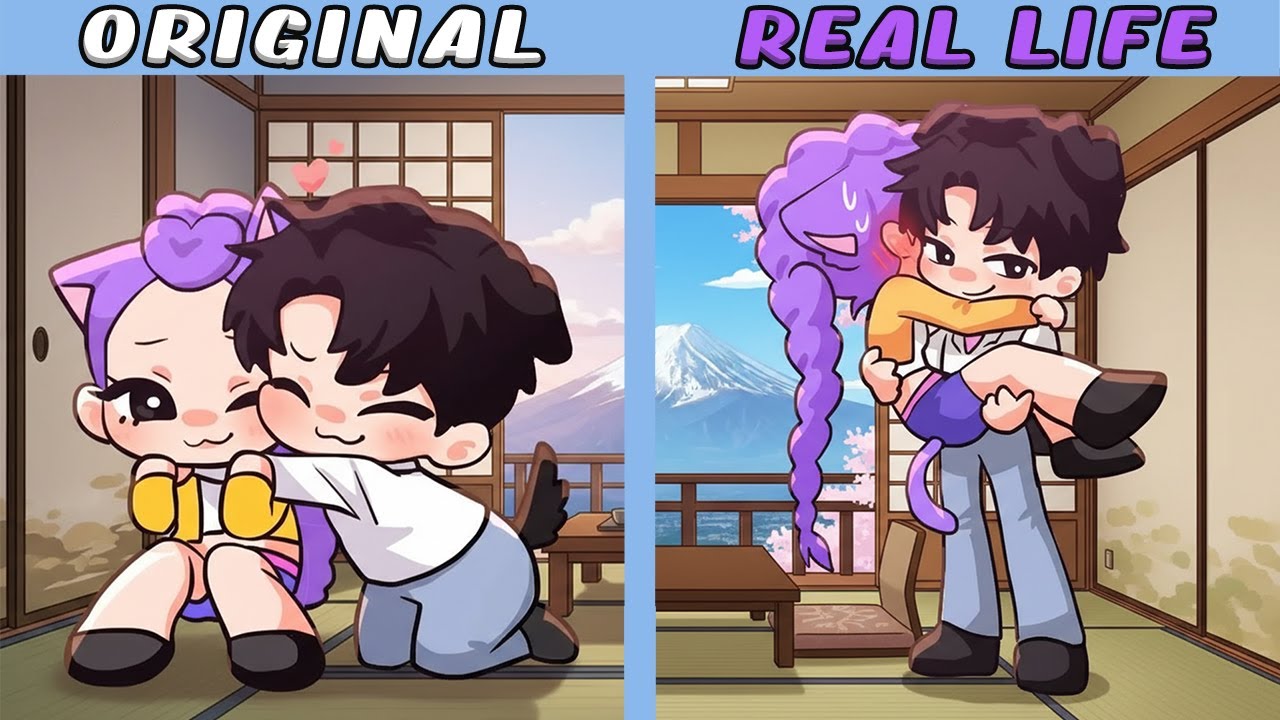 Which couple is the cutest | Original vs Plush Toys | KPop Demon Animation