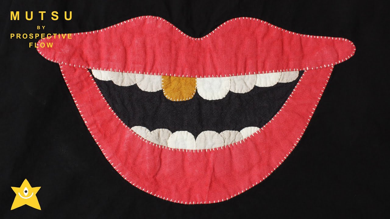 Mouth Patchwork T-shirt / Mutsuzo MT1 / Graphic Design
