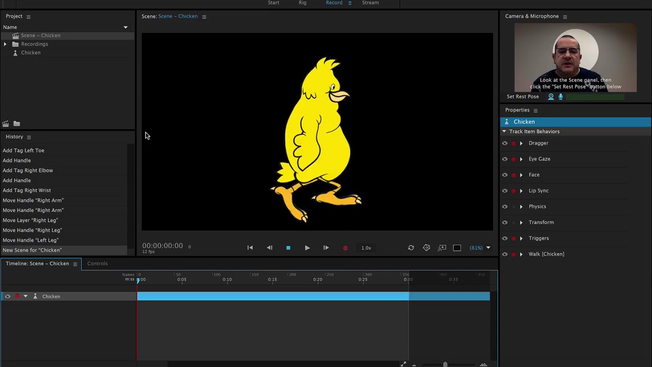 Tutorial: Creación de personajes andarines en Adobe Character Animator.