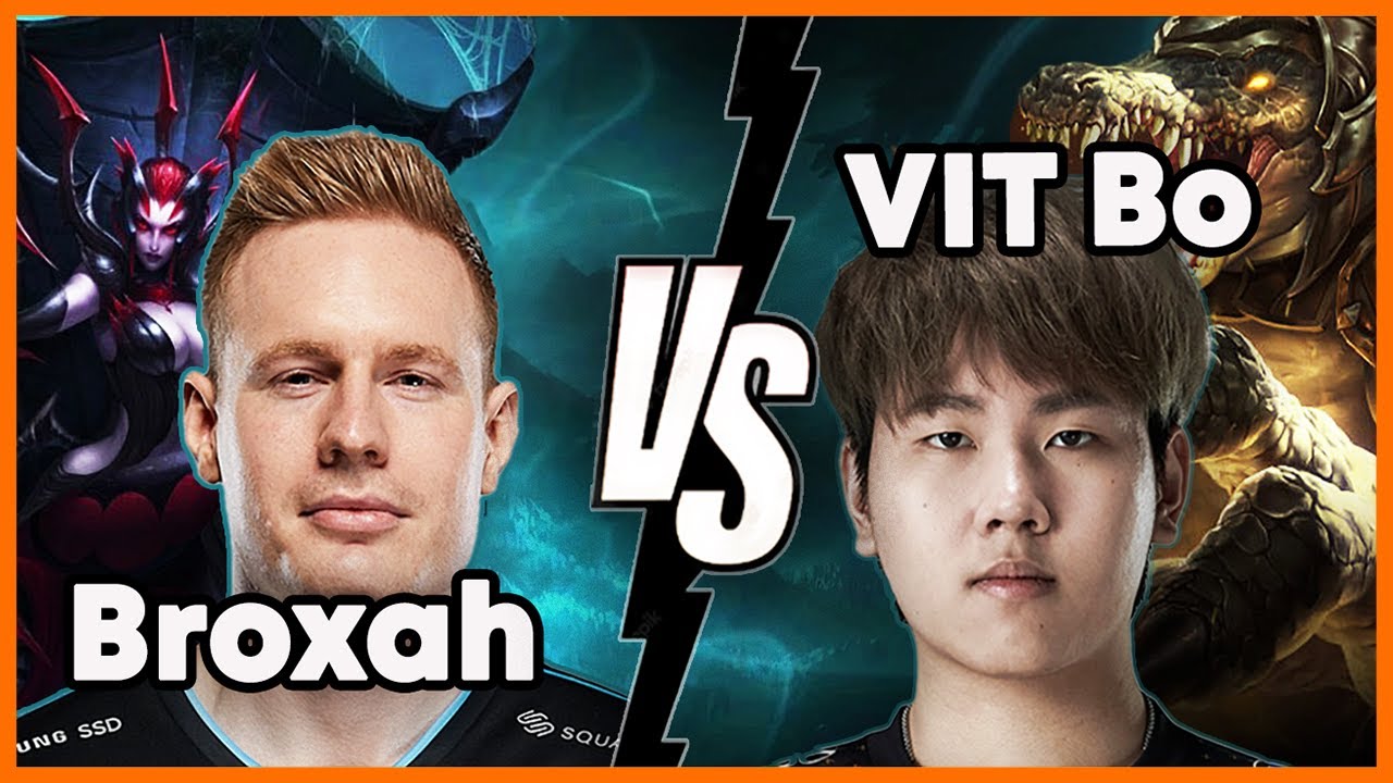 When Broxah meets VIT Bo in soloQ – game highlights