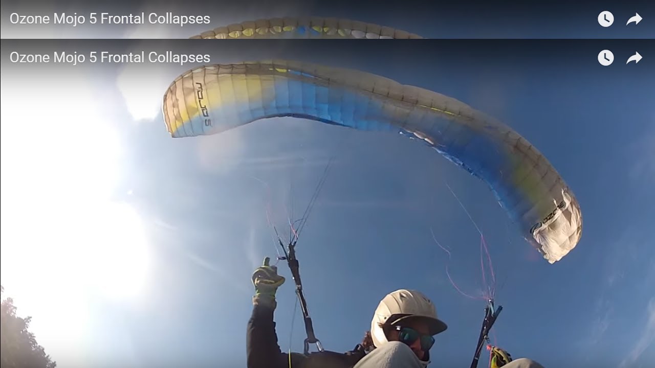 Ozone Mojo 5 Frontal Collapses
