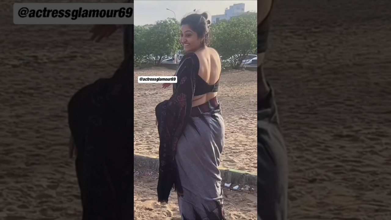 actress neelima rani hot show in saree #shorts