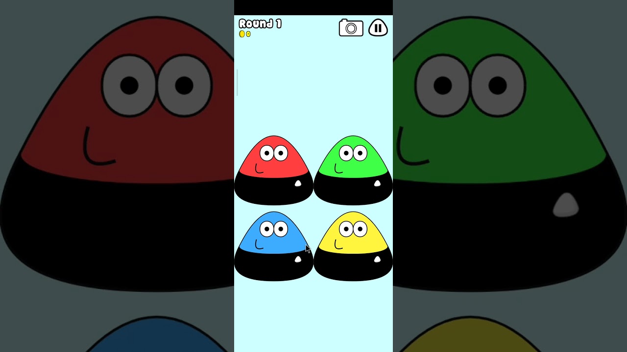 Playing Pou with a mouse on Android