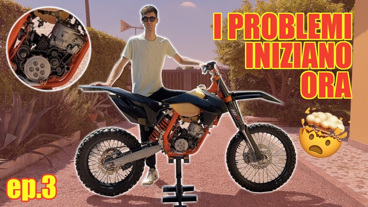 LA MOTO È QUASI PRONTA MA… 😤Progetto Ktm  #3