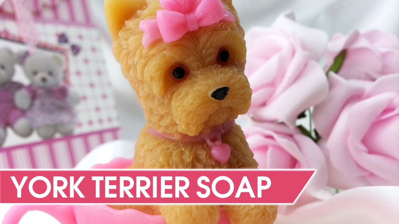 Soap Making - York terrier in cup