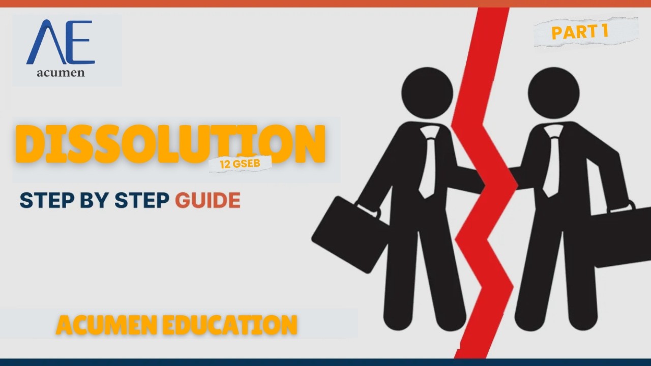12th GSEB Dissolution Part 1