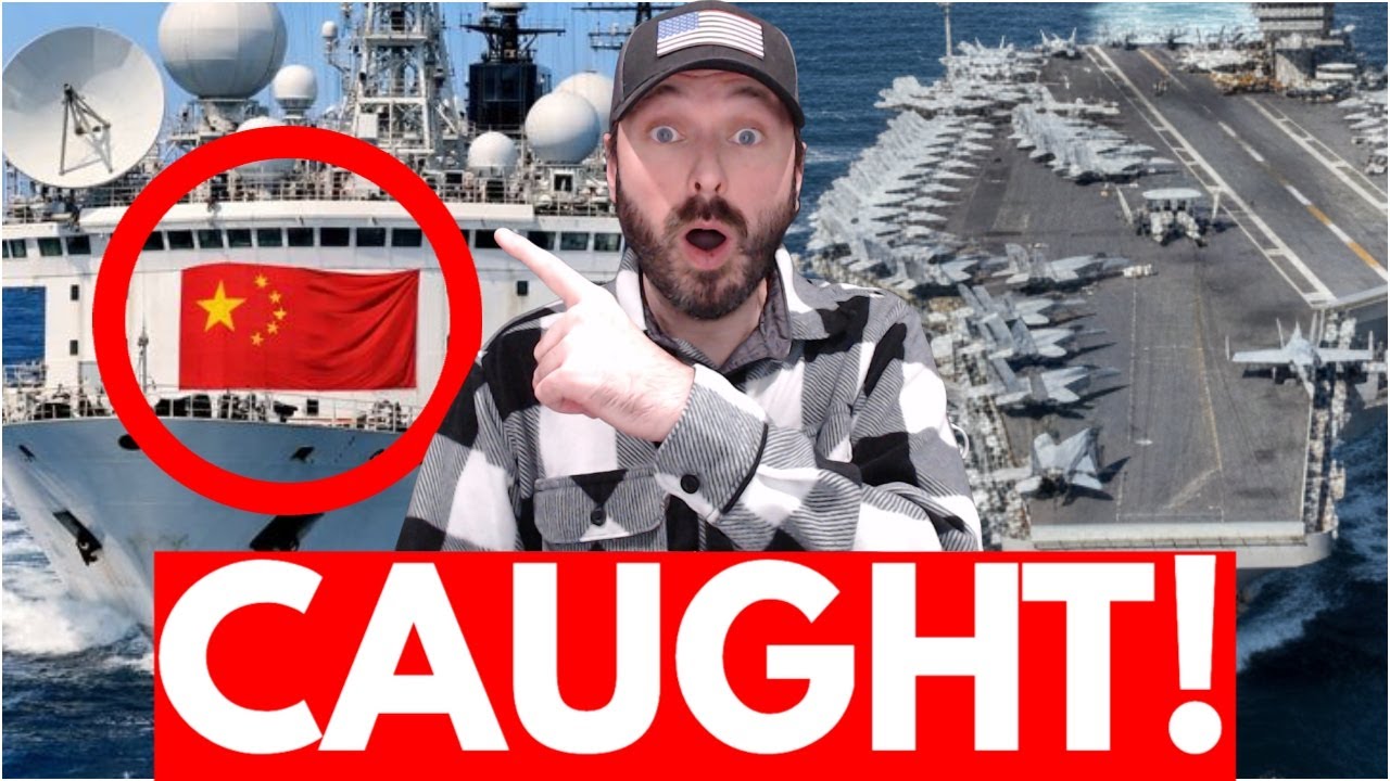 China Spy Ship SURFACES Near Iran - Targets U.S. Carrier