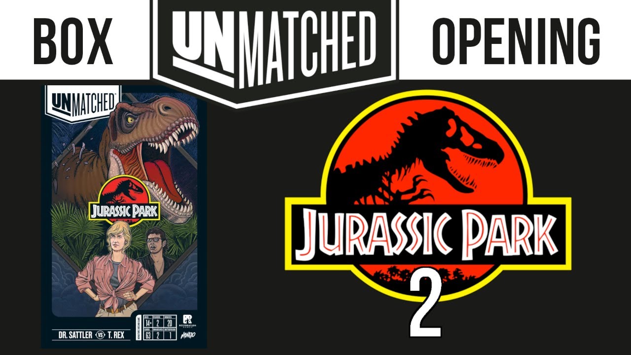 Unmatched Jurassic Park 2 Box Opening