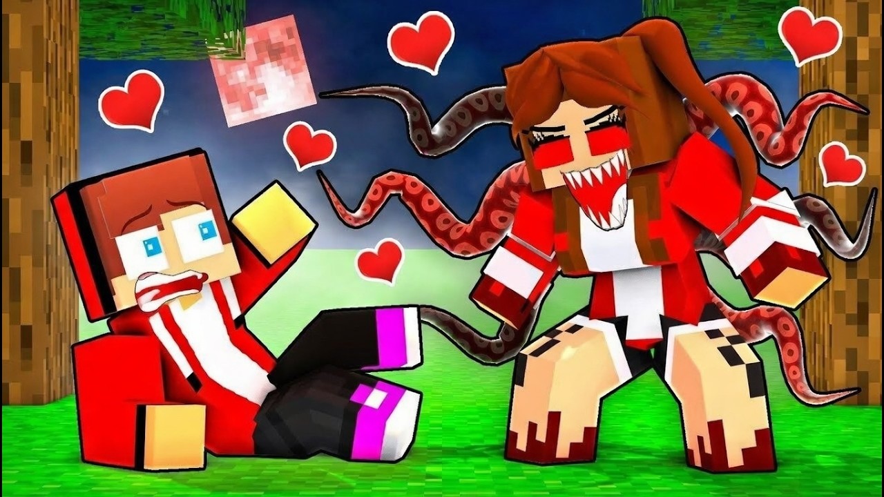 Maizen: Dark JJ Loves JJ?!  - Minecraft Animation Song