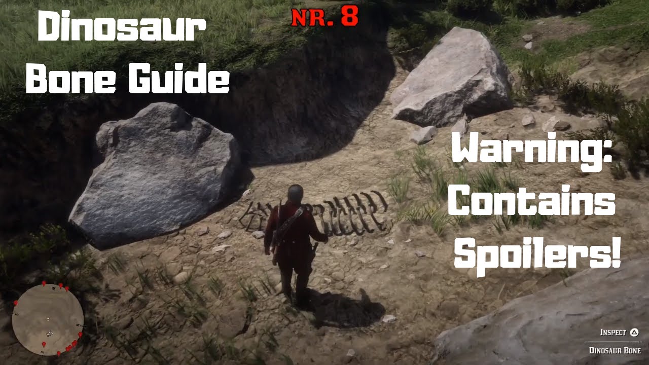RDR2 - Dinosaur Bone Guide. (Contains Spoilers)
