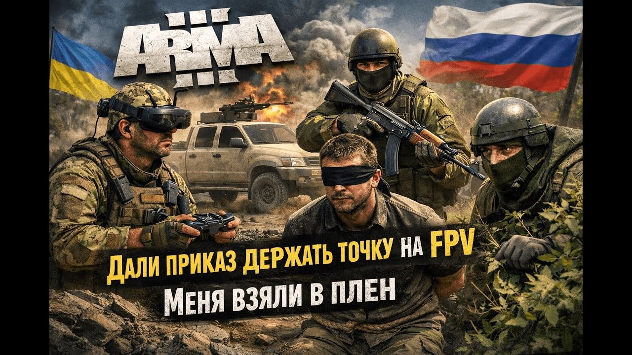 ПОЛУЧИЛ ПРИКАЗ ДЕРЖАТЬ ТОЧКУ НА FPV , МЕНЯ ВЗЯЛИ В ПЛЕН!! | ARMA REGORGER