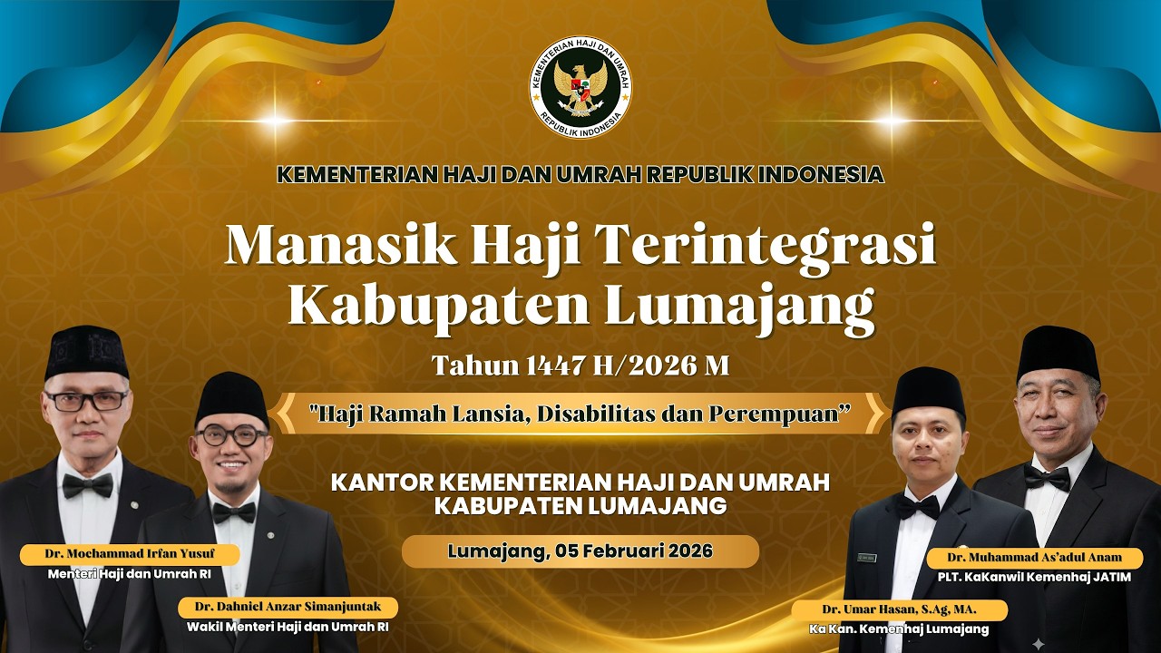 🔴 (LIVE) MANASIK HAJI TERINTEGRASI KABUPATEN LUMAJANG - HAJI RAMAH LANSIA, DISABILITAS DAN PEREMPUAN