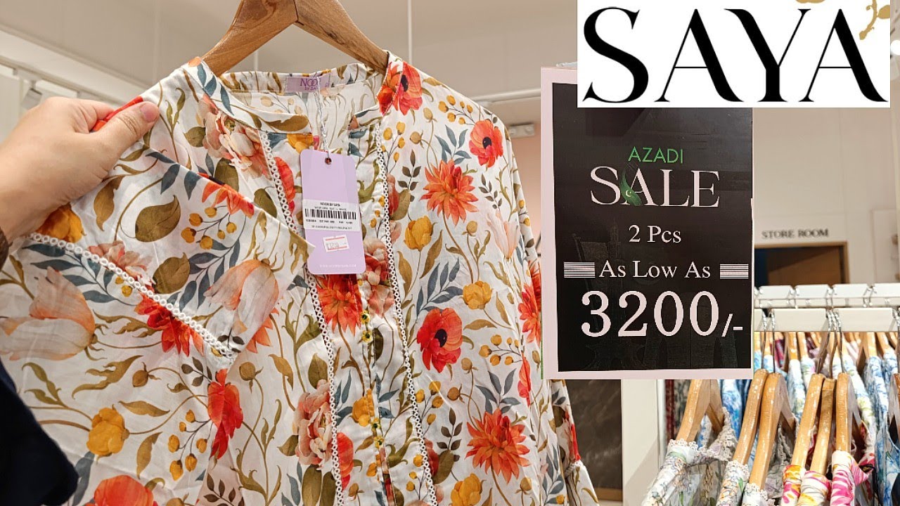 Saya Azadi Sale 2025♥️Everything in just 3200😱Saya Sale today 2025