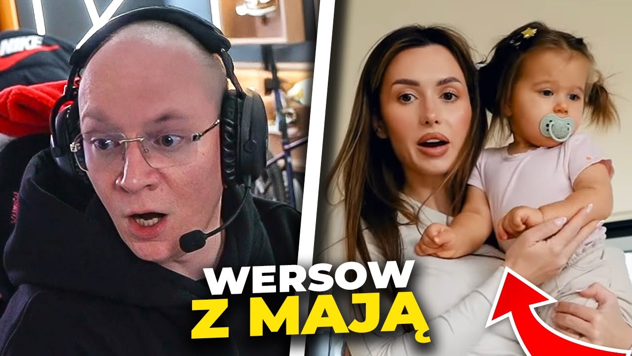 DZINOLD OGLĄDA WERSOW W DOMU Z CÓRKĄ!
