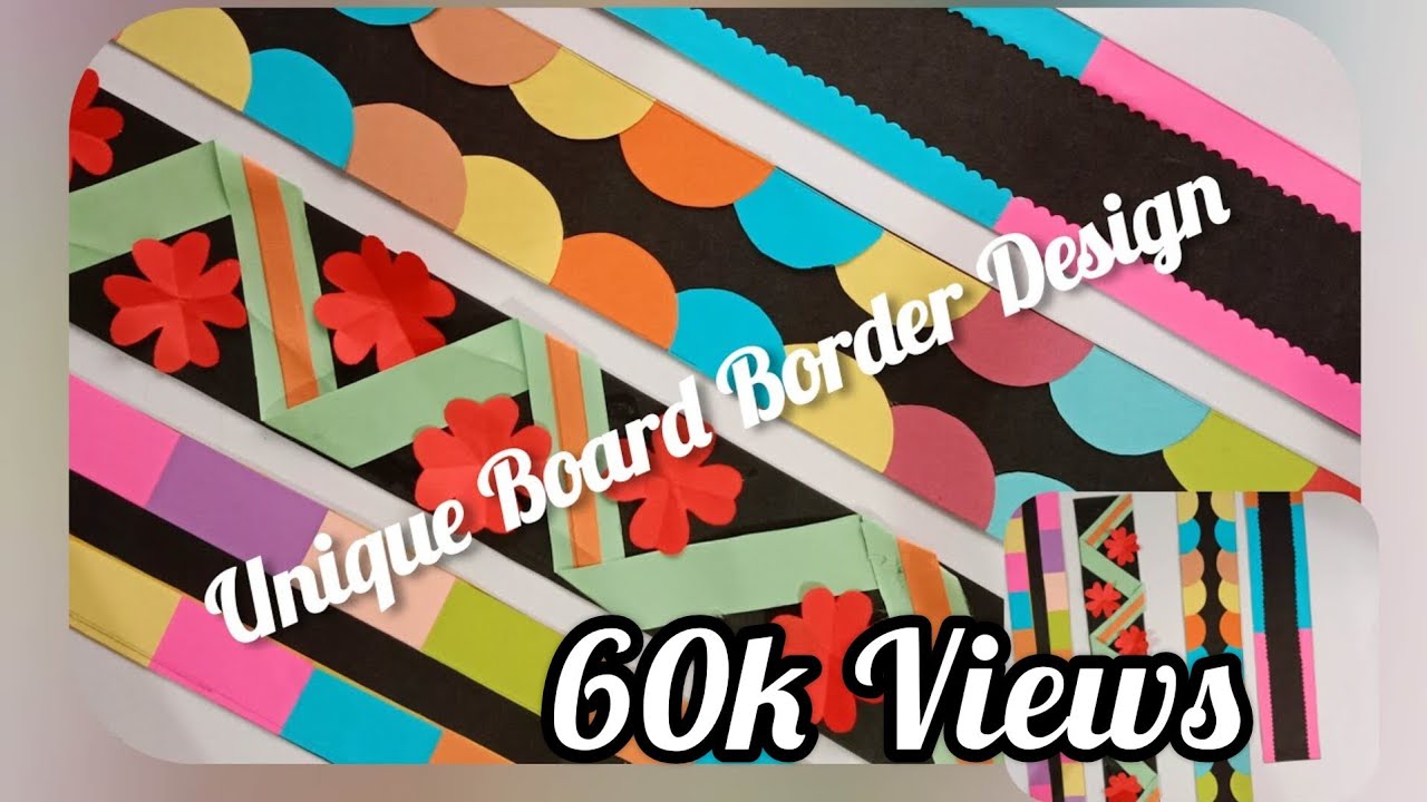Display Board Border Design |Bulletin Board Design | Decoration Ideas for school Ep 7 @maheesdecor