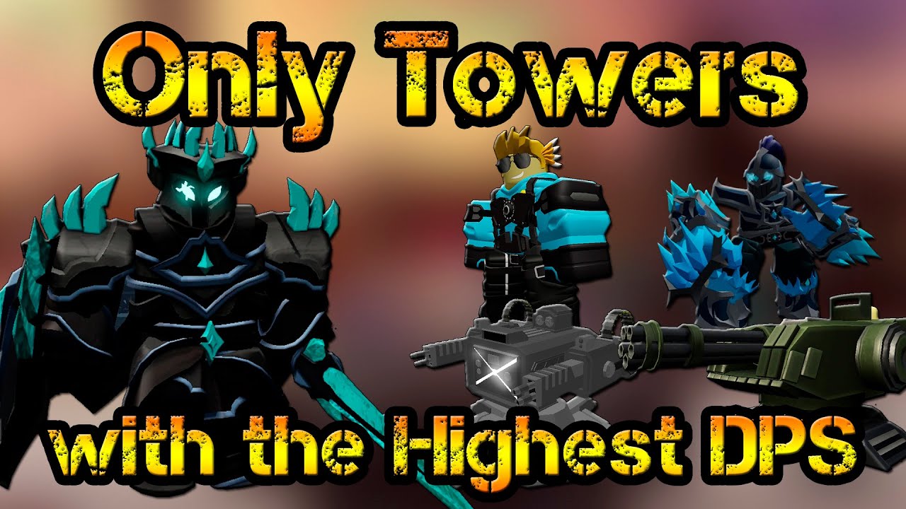 Only Towers with the Highest DPS Solo Triumph Fallen Mode Roblox Tower Defense Simulator