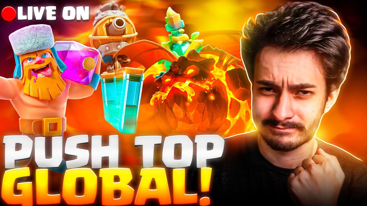 PUSH PRA ULTIMA LIGA E TOP GLOBAL - CLASH ROYALE