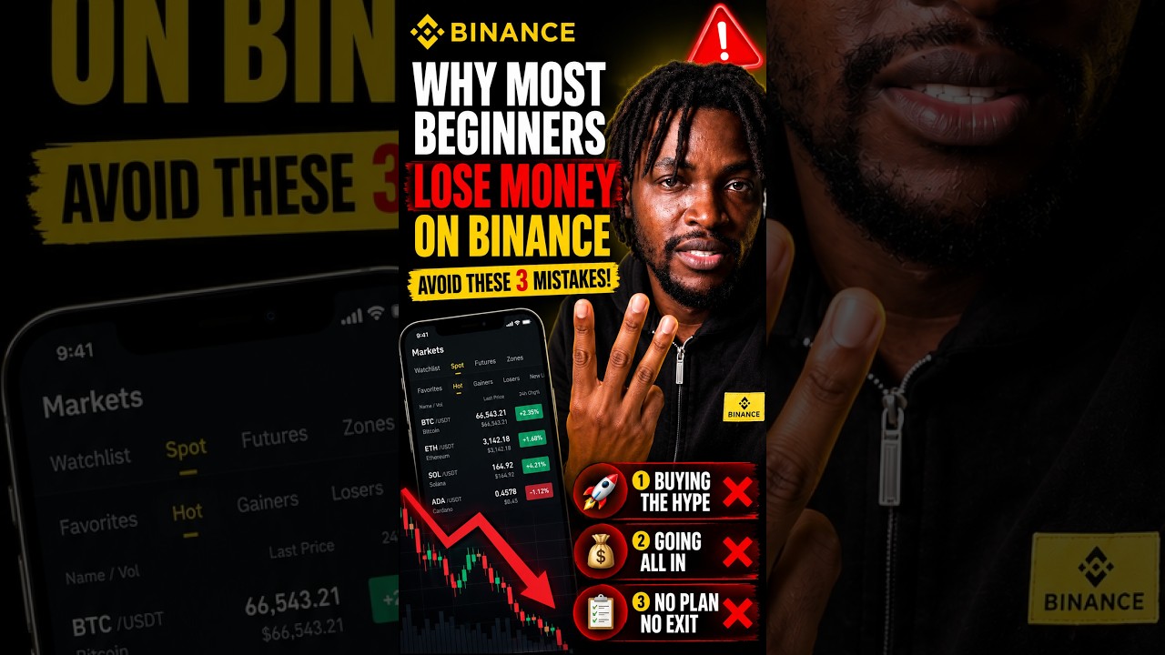 Why 90% of Beginners Lose Money on Binance (Avoid These 3 Mistakes