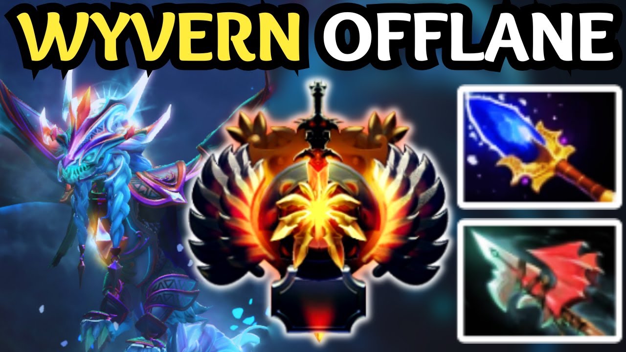 🔥 WINTER WYVERN OFFLANE — THEY HIT EACH OTHER 😈 FIGHT OVER | DOTA 2 🔥