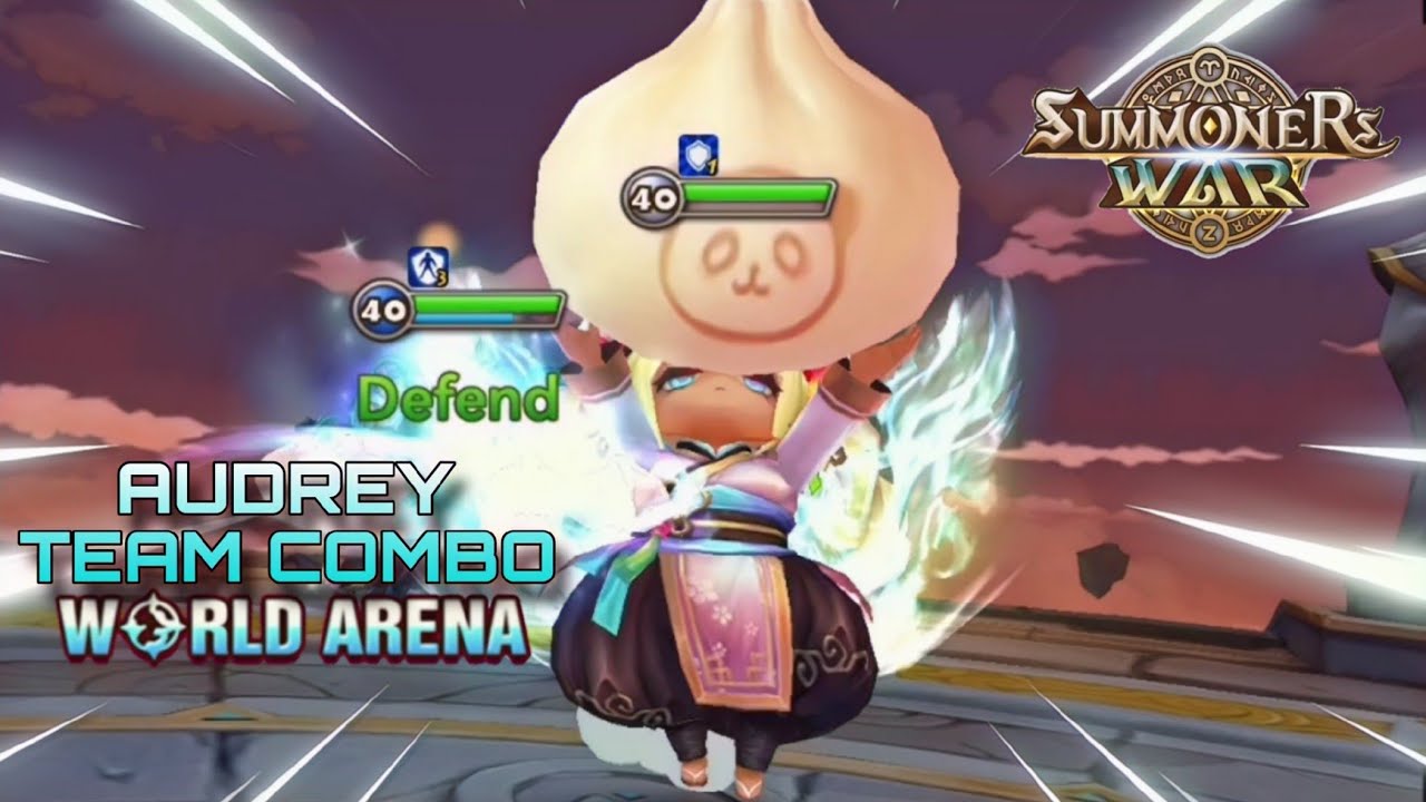 Audrey Team Combo in World Arena - Summoners War
