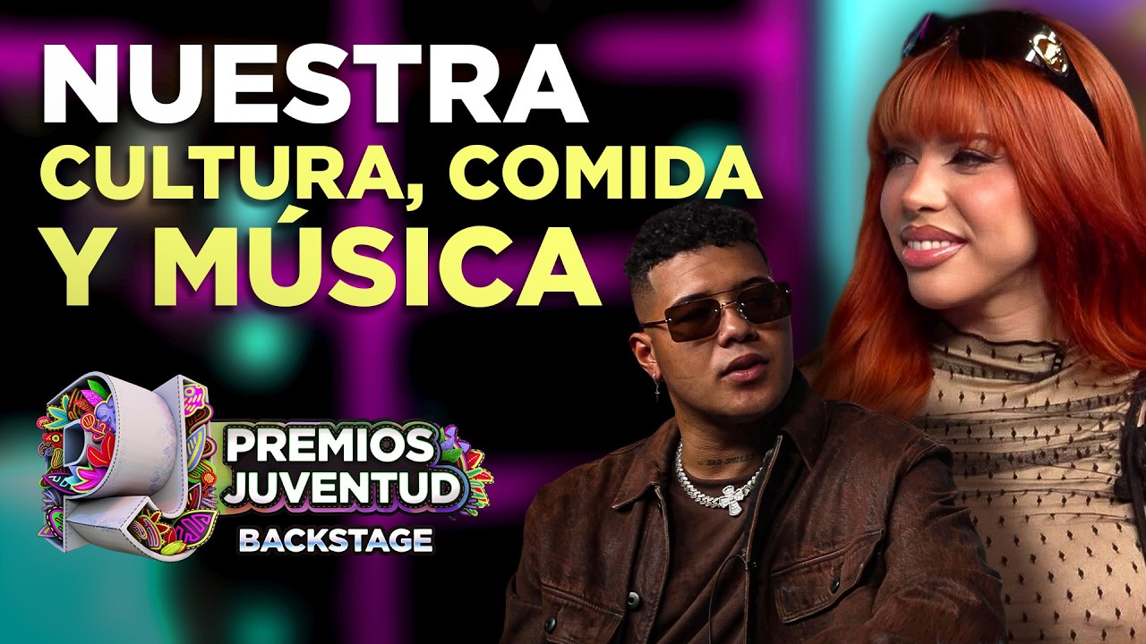 Boza le presume a Yeri Mua la belleza de Panamá | Premios Juventud 2025 Backstage