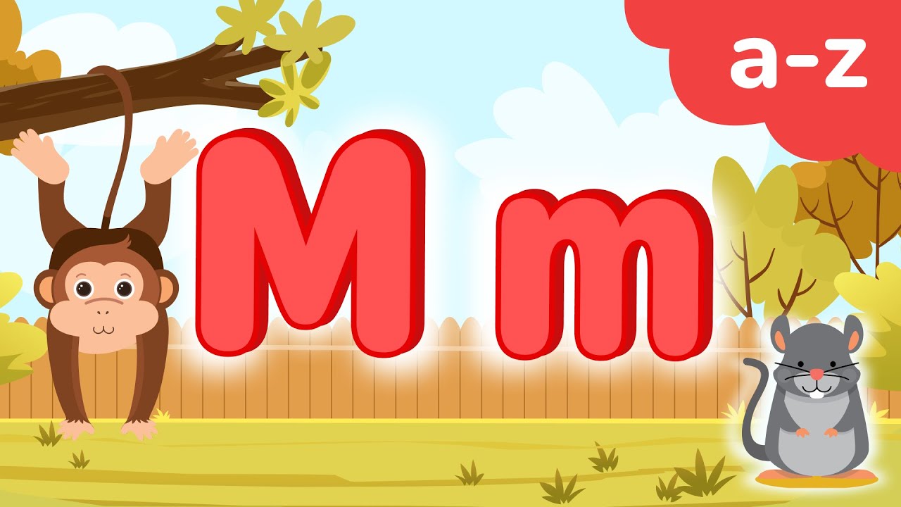 Letter M m - Phonics for Kids - Viva Duck