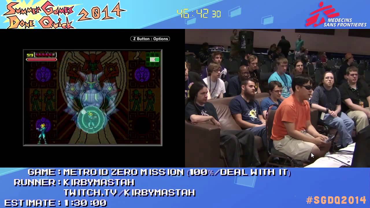 Metroid Zero Mission by Kirbymastah in 1:18:50 - SGDQ2014 - Part 141