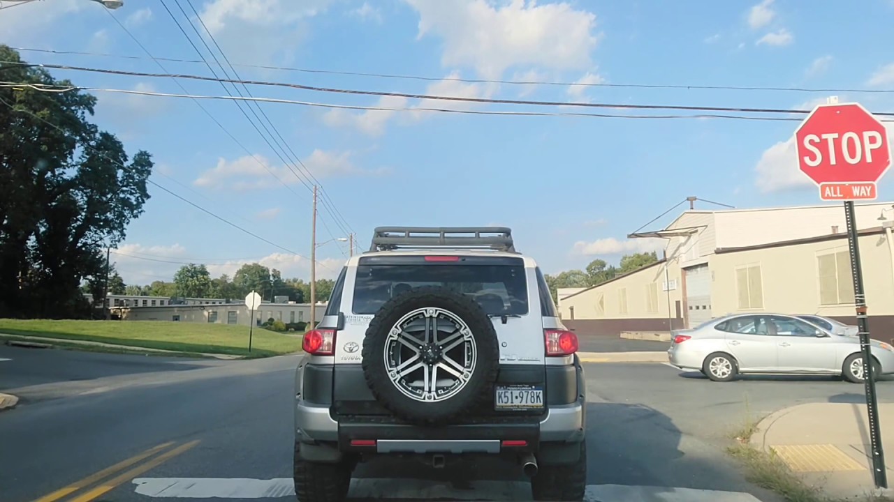 Driving from Allentown to Catasauqua, Pennsylvania