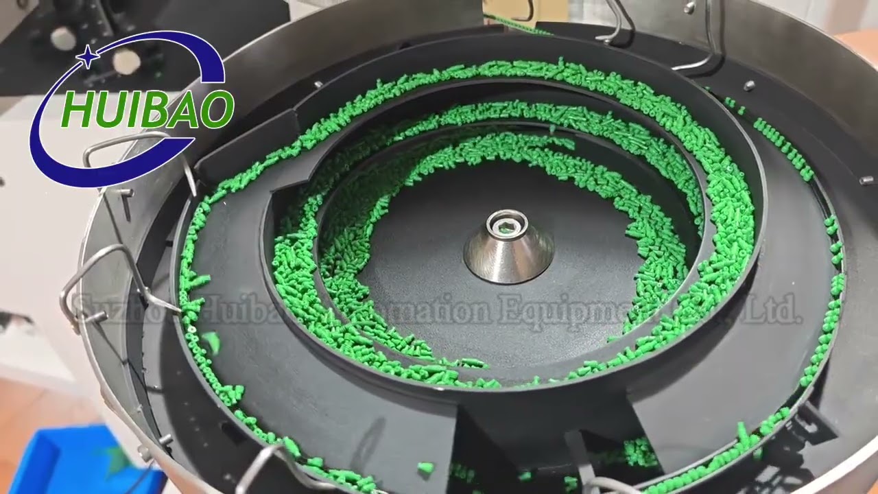 Huibao Automation- Vibratory Bowl Feeder Parts Feeder for Small waterproof rubber stoppers Plugs