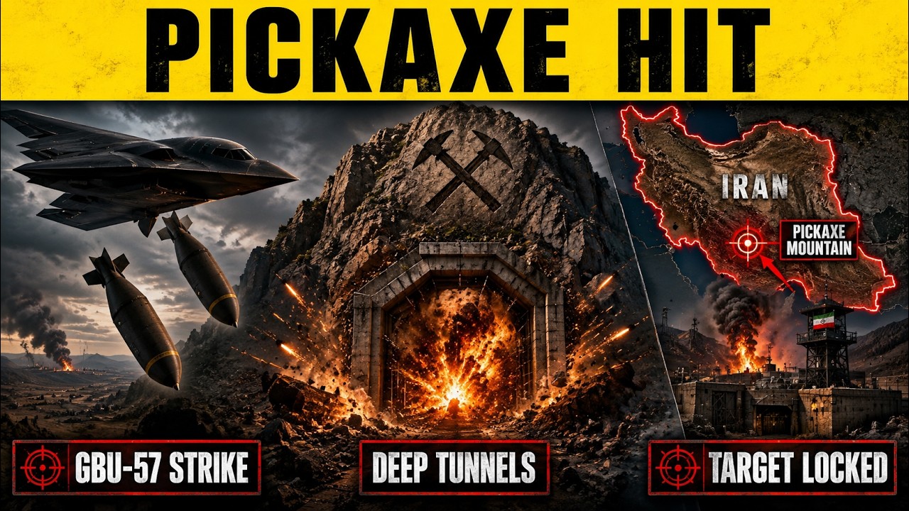Iran Thought Pickaxe Mountain Underground Tunnels Were Safe... Then U.S. Military UNLEASHED THIS