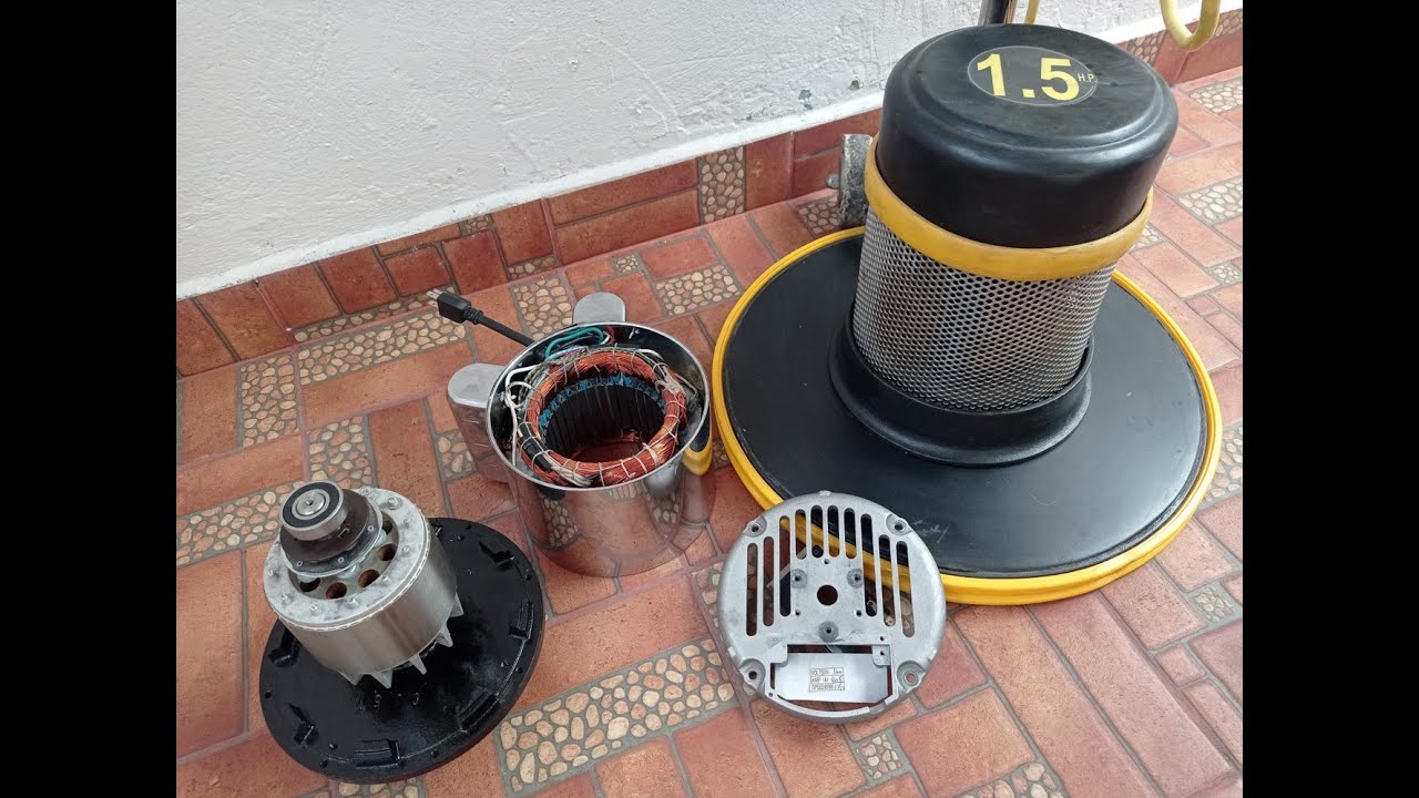 Como es y como funciona el Motor de una Pulidora de Pisos