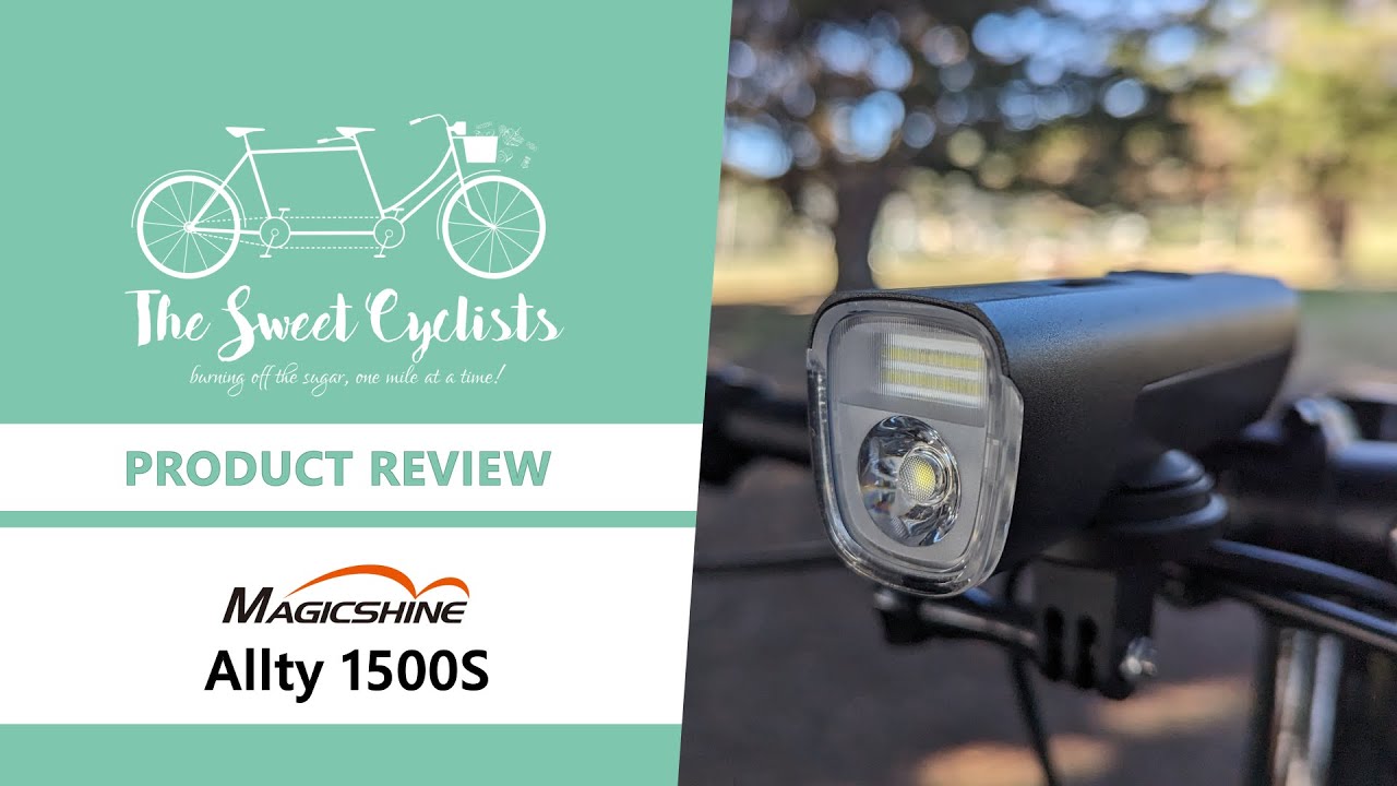 Magicshine Allty 1500S Bike Front Headlight Review - feat. OLED Display + DRL + Removable Battery