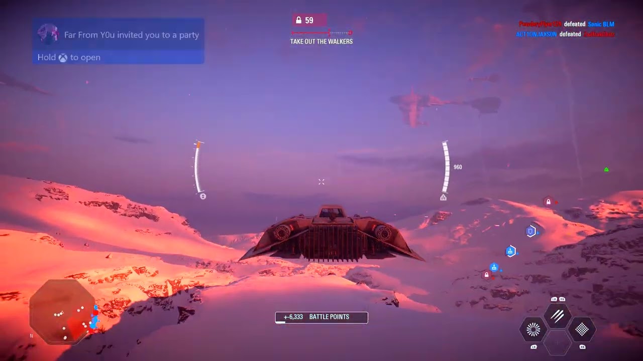 This Is Why I’m The Speeder King! Tow Cabling a Walker + Taking Down Both Of The On Hoth! SWBF2