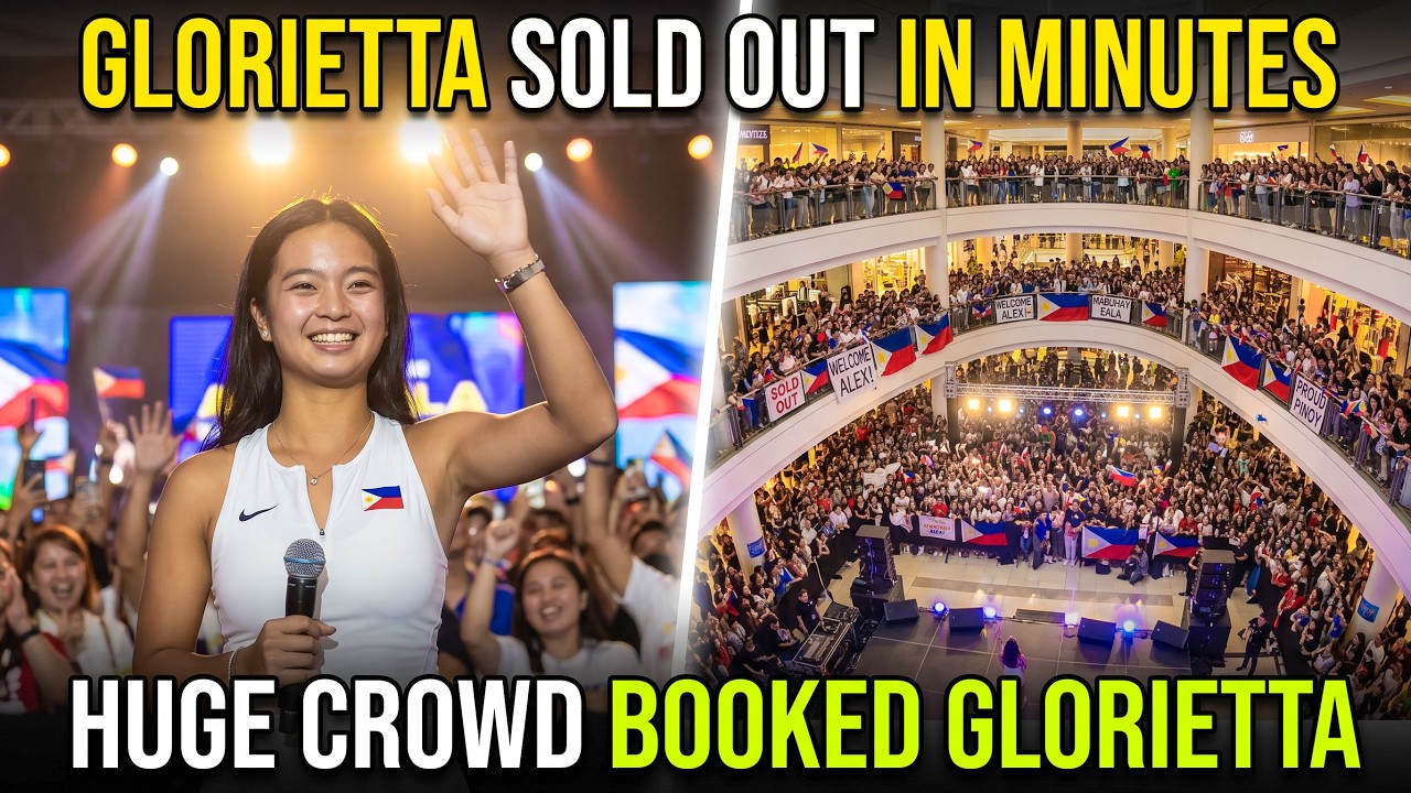 CROWD GOES WILD! Alex Eala's Manila Fan Meet Sells Out Glorietta In MINUTES!