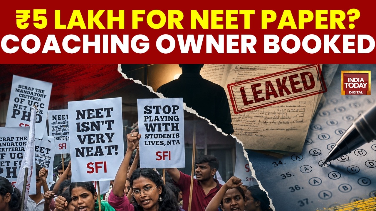 NEET 2026 Leak: CBI Says Latur Coaching Owner Bought Paper for ₹5 Lakh