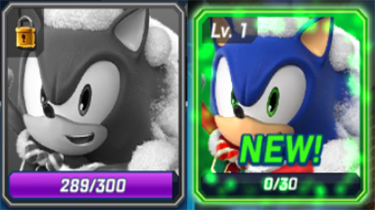Sonic Forces Speed Battle - Snowdrift Sonic New Runner Unlocked FHD