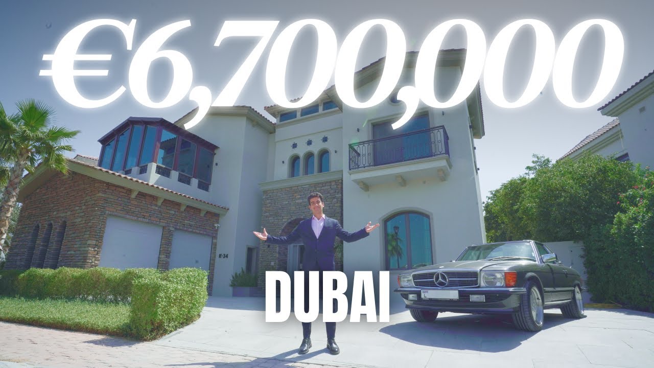 Touring a €6,700,000 Villa in Jumeirah Golf Estates