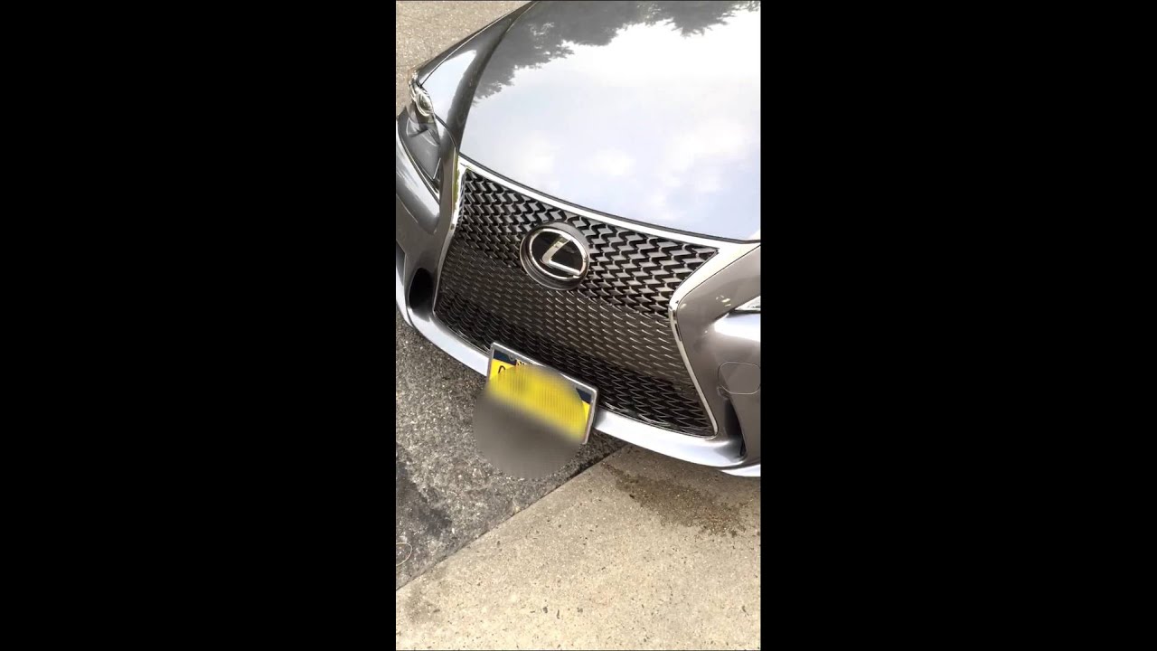 Lexus IS 350 F sport, retractable license plate, show and go