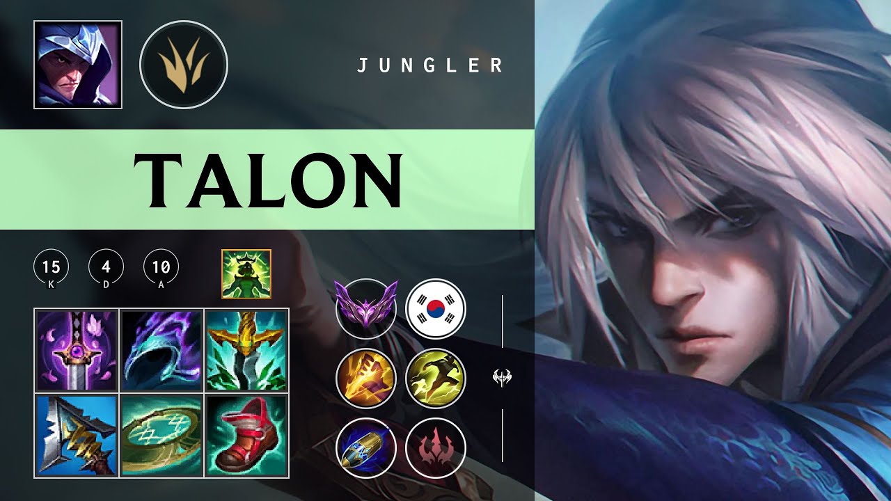 Talon Jungle vs Zac - KR Master Patch 26.01