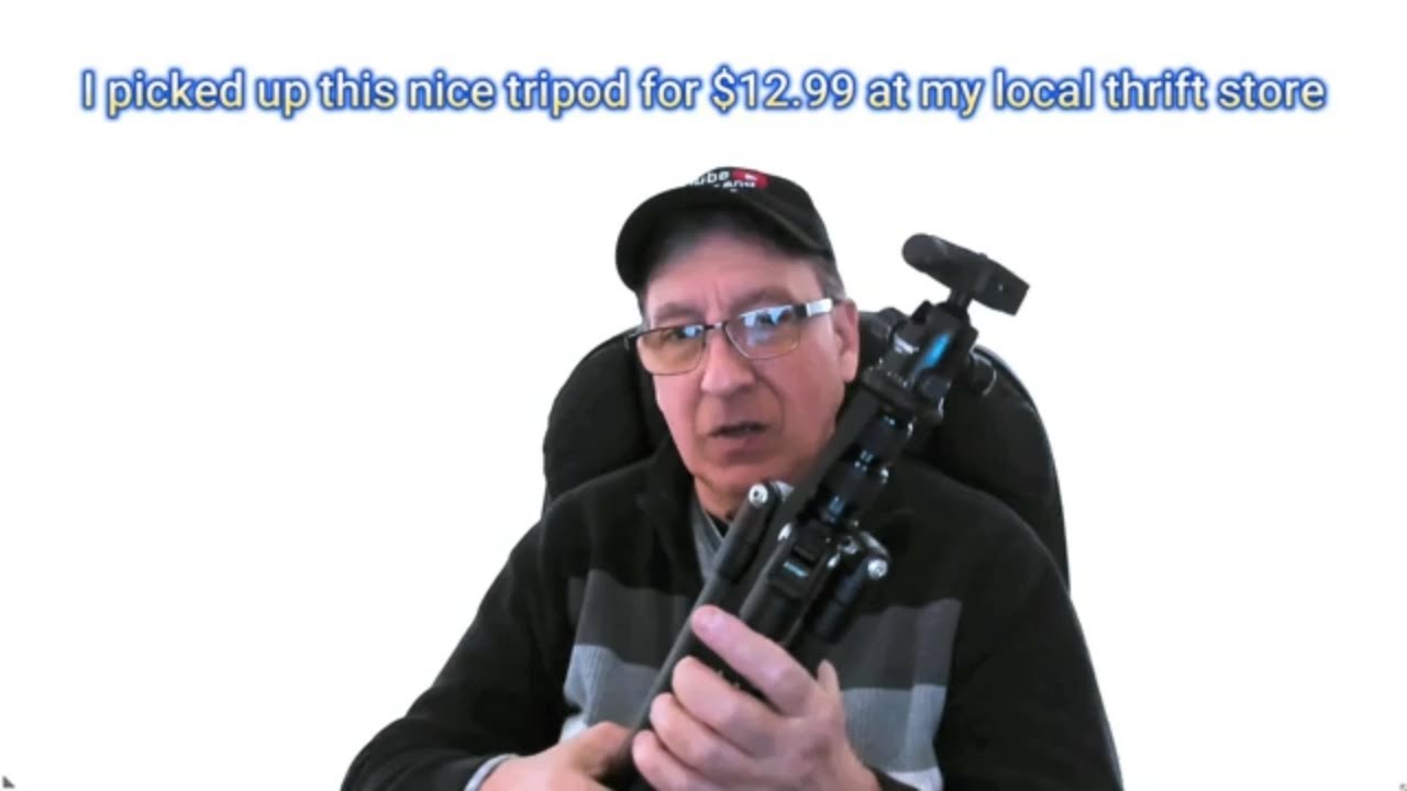 I picked up this nice tripod for $12 99 at my local thrift store