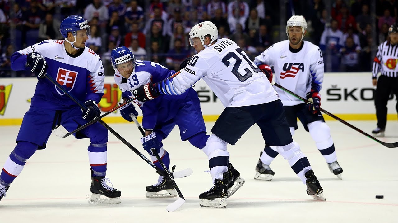 Tomas Tatar, Erik Cernak score in Team Slovakia&rsquo;s 4-1 win against Team USA - IIHF World Championship