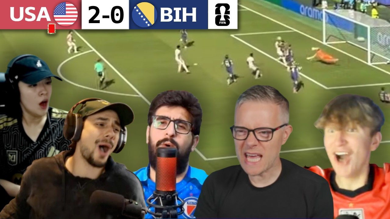 NEUTRAL FANS & RIVALS REACT TO USA 2-0 WIN vs BOSNIA & HERZEGOVINA | FIFA WORLD CUP ROUND OF 32